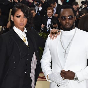 Cassie Ventura and Sean "Diddy" Combs attend the Heavenly Bodies: Fashion & The Catholic Imagination Costume Institute Gala at The Metropolitan Museum of Art on May 7, 2018 in New York City.