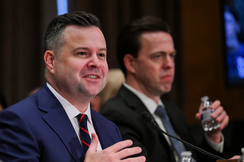 Bill Pulte during a Senate Banking, Housing and Urban Affairs Committee confirmation hearing on Capitol Hill in Washington, D.C., in February.