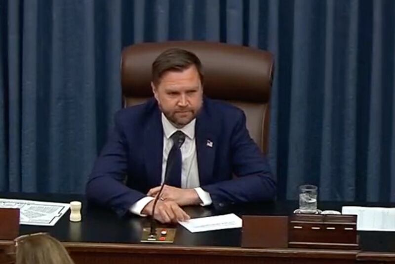 Vice President JD Vance casts the tie-breaking vote in the Senate on President Trump's One Big, Beautiful Bill Act.