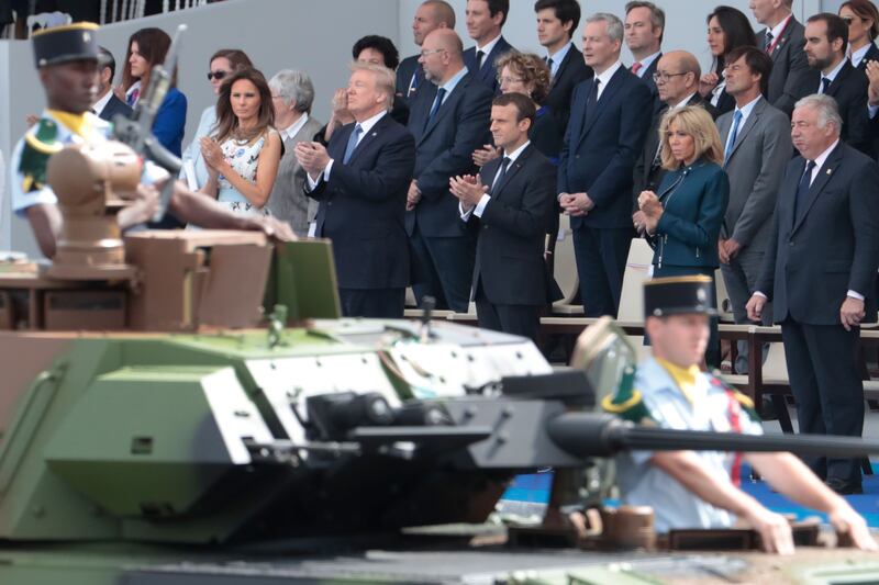 Trump tried throwing an expensive parade during his first term after seeing France's Bastille parade in 2017.