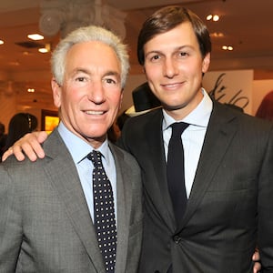 Charles Kushner and Jared Kushner attend LORD & TAYLOR Launches IVANKA TRUMP's Spring 2012 Collection at Lord & Taylor on March 28, 2012 in New York City.