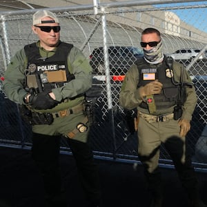 Immigration and Customs Enforcement (ICE) agents