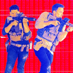A photo illustration of Jon Bernthal and Ben Affleck in The Accountant 2.