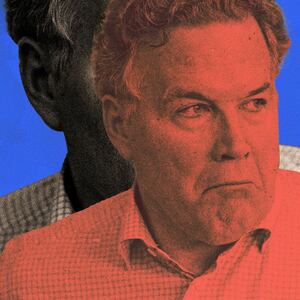 A photo illustration of Dave McCormick