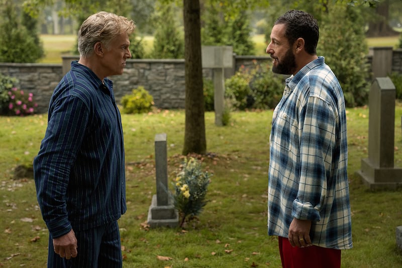 Christopher McDonald and Adam Sandler.