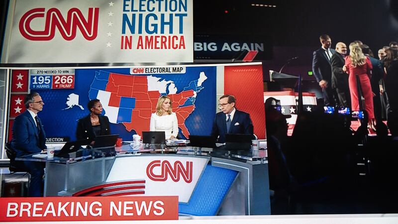 CNN panel covering the election.