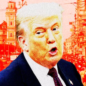 Donald Trump, Leningrad photo illustration