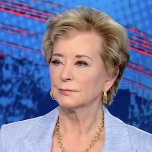 Education Secretary Linda McMahon speaks with CNN's Dana Bash on State of the Union on March 23, 2025.