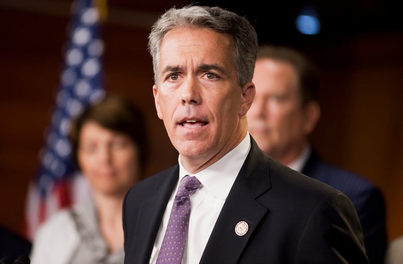UNITED STATES - JULY 14:  Rep. Joe Walsh, R-Ill., speaks at a news conference with other House republicans in the Capitol Visitor Center on the topics of a proposed balanced budget amendment and also the ongoing debt ceiling talks.  (Photo By Tom Williams/Roll Call)