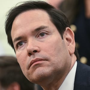 U.S. Secretary of State Marco Rubio in the Oval Office of the White House.