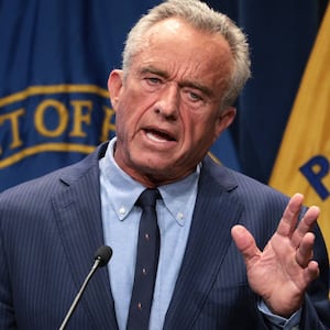 U.S. Secretary of Health and Human Services Robert F. Kennedy Jr. speaks.