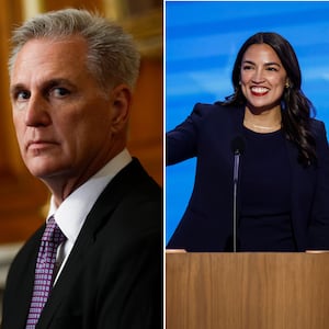 Kevin McCarthy and Alexandria Ocasio-Cortez