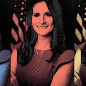 A photo illustration of Jennifer Jenkins