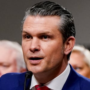 Pete Hegseth, U.S. President-elect Donald Trump's nominee to be secretary of defense, testifies before a Senate Committee on Armed Services confirmation hearing on Capitol Hill in Washington, U.S., January 14, 2025.
