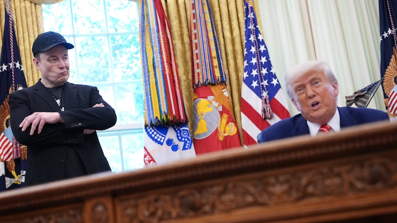 Elon Musk and Donald Trump.