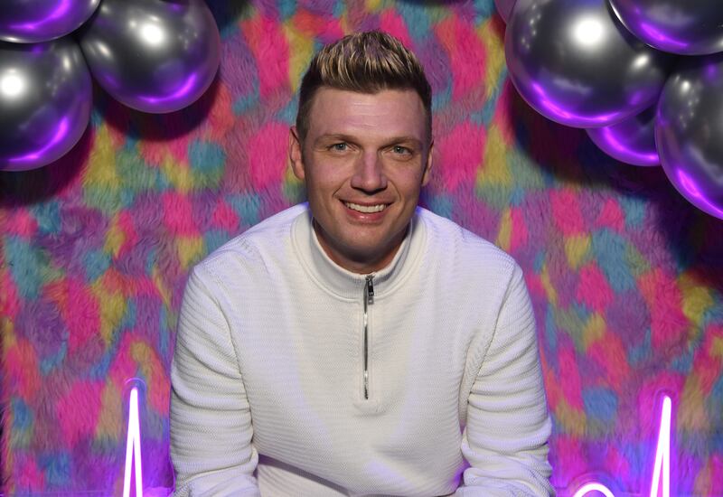 Nick Carter attends Songs For Tomorrow: A Benefit Concert in support of On Our Sleeves, The Movement for Children's Mental Health at Heart Weho on January 18, 2023 in West Hollywood, California.