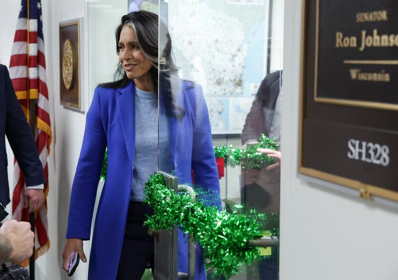 Tulsi Gabbard has been meeting, and meeting, and meeting with senators.