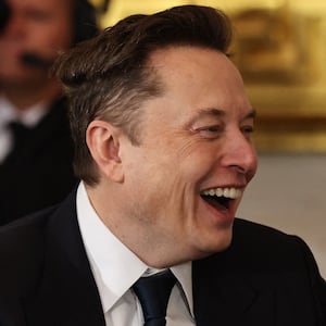 Tesla, SpaceX and X CEO Elon Musk arrives to the inauguration of U.S. President-elect Donald Trump in the Rotunda of the U.S. Capitol on January 20, 2025 in Washington, DC. Donald Trump takes office for his second term as the 47th president of the United States. (Photo by Chip Somodevilla / POOL / AFP) (Photo by CHIP SOMODEVILLA/POOL/AFP via Getty Images)