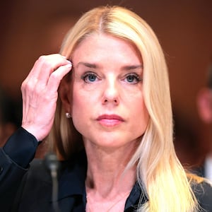 Attorney General Pam Bondi testifies before the Senate Appropriations Committee Subcommittee on Commerce, Justice, Science, and Related Agencies in the Dirksen Senate Office Building on Capitol Hill on June 25, 2025 in Washington, D.C.