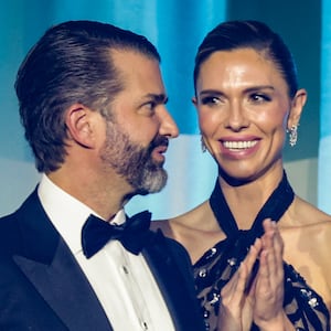 Donald Trump Jr.’s new girlfriend Bettina Anderson sucked up to Melania Trump with a post flaming Vogue after the magazine criticized the first lady’s official White House portrait.