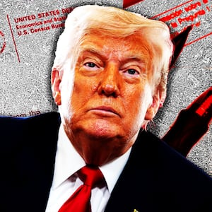 Donald Trump, Census illustration