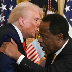 Leo Terrell and Donald Trump