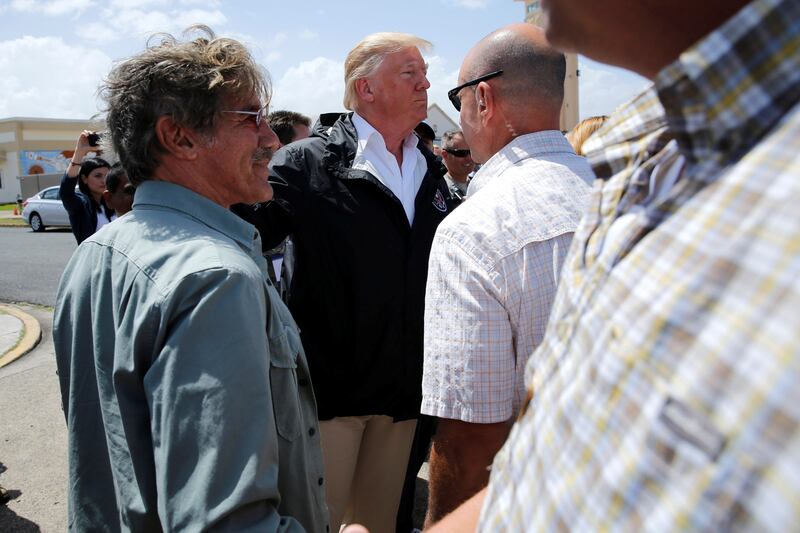 Donald Trump Geraldo Rivera Puerto Rico