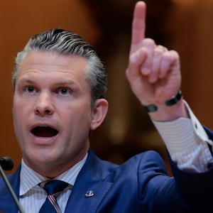 WASHINGTON, DC - JUNE 11: U.S. Defense Secretary Pete Hegseth testifies during a hearing before the Senate Appropriations Committee in the Dirksen Senate Office Building on June 11, 2025 in Washington, DC. The Senate Appropriations Subcommittee on Defense met with Department of Defense officials to discuss U.S. President Donald Trump’s fiscal year 2026 budget request. (Photo by Anna Moneymaker/Getty Images)