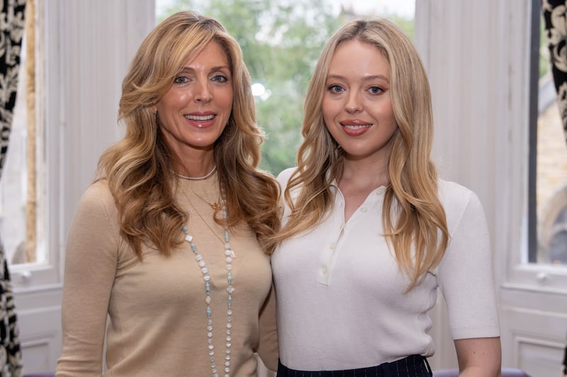 Marla Maples and Tiffany Trump.