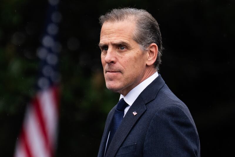 Hunter Biden, pictured during an event to celebrate the U.S. Olympic and Paralympic teams in 2024, was pardoned by his father.