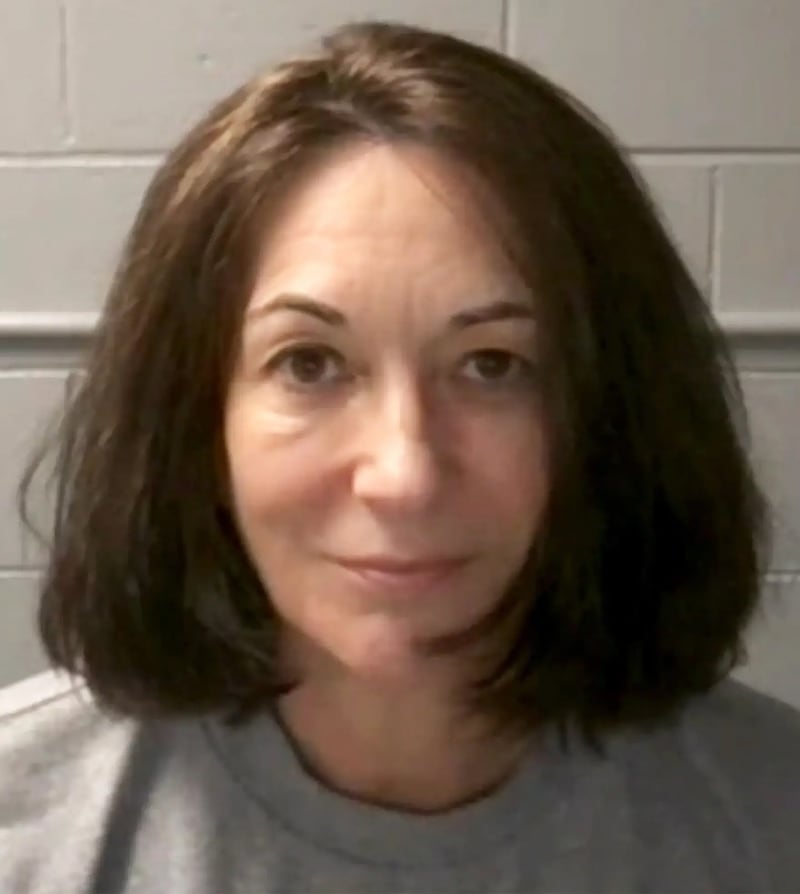 Mug shot of British convicted sex offender and former socialite Ghislaine Maxwell, taken at the Metropolitan Detention Center, Brooklyn.
