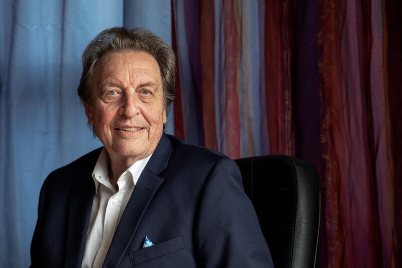 Errol Musk, the father of tech billionaire Elon Musk who spent his early life in apartheid-era South Africa, poses for a portrait at his house Langebaan, South Africa on May 26, 2022.