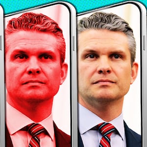 Pete Hegseth photo illustration
