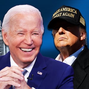 Donald Trump, Joe Biden illustration