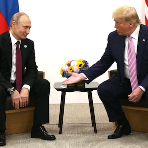 Donald Trump and Vladimir Putin