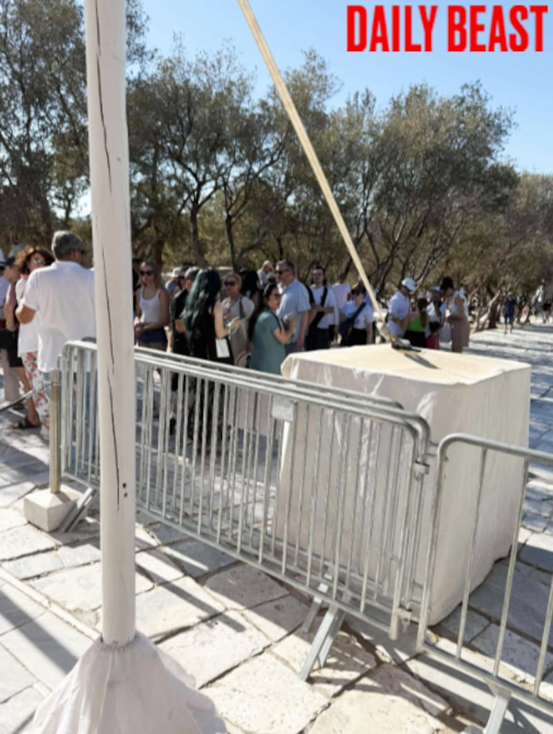 Ted Cruz was in Athens on Saturday while rescuers were searching for flood victims in Texas.