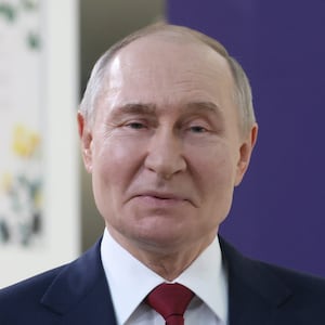 SIRIUS, RUSSIA - MAY 19: (RUSSIA OUT) Russian President Vladimir Putin makes a statement after his telephone call with U.S. President Donald Trump at the Sirius Education Center For Talented Children, on May 19, 2025 in Sirius, Russia. Putin visited the Sirius Center, created in 2015 at the territory of former Black Sea Resort of Sochi. (Photo by Contributor/Getty Images)