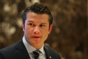 NEW YORK, NY - DECEMBER 15:  Fox News contributor Pete Hegseth arrives  at Trump Tower on December 15, 2016 in New York City. President-Elect Donald Trump continues to hold meetings with potential members of his cabinet at his office.  (Photo by Spencer Platt/Getty Images)