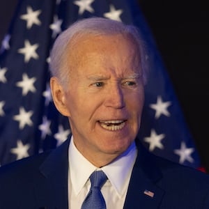 CHICAGO, ILLINOIS - APRIL 15: Former U.S. President Joe Biden speaks at a conference hosted by the Advocates, Counselors, and Representatives for the Disabled (ACRD) on April 15, 2025 in Chicago, Illinois. ACRD champions the rights of those who depend on Social Security and disability services.  (Photo by Scott Olson/Getty Images)