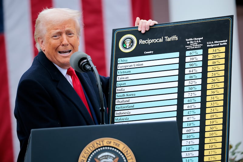 Trump has suggested that the tariffs will bring a new era of wealth to the country.