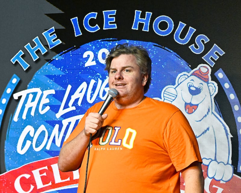 Comedian Tim Dillon performs at The Ice House Comedy Club on August 05, 2023 in Pasadena, California.
