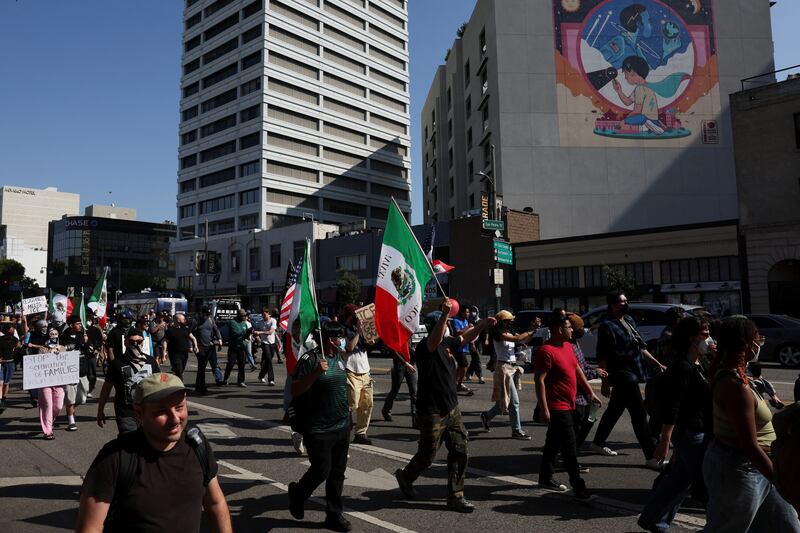 Gov. Newsom has gone to court to try to stop the Trump administration from using Marines in ICE raids.