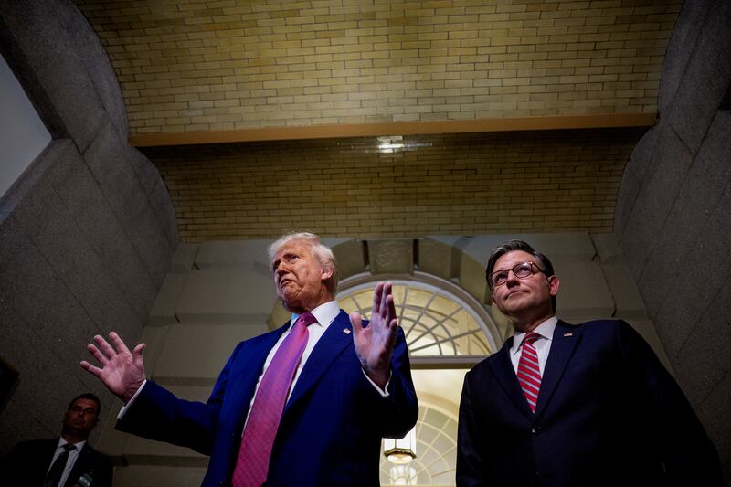 President Donald Trump aims to unite GOP members to vote yes on the "big beautiful bill" and has assured them that he intends to save Medicaid rather than severely axing it.