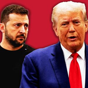 Putin, Trump, Zelensky illustration