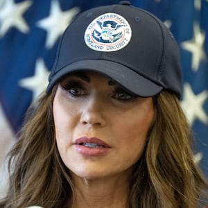 Homeland Security Secretary Kristi Noem.