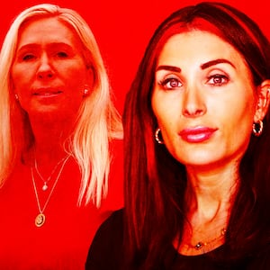 Marjorie Taylor Greene, Laura Loomer photo illustration