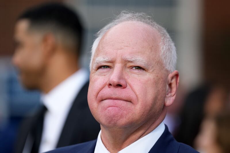 Minnesota Gov. Tim Walz told law students on Saturday that they are graduating "into a genuine emergency."