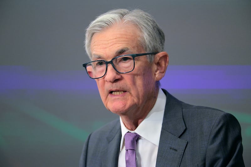 Federal Reserve Chair Jerome Powell at the International Finance 7th Anniversary Conference.