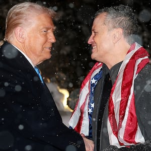 President Donald Trump welcomes Marc Fogel back to the United States.