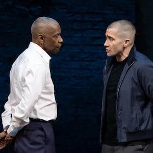 Denzel Washington and Jake Gyllenhaal